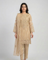 Gilded Gold – Premium Embroidered 3-Piece Suite